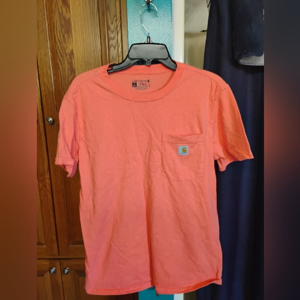 Carhartt Women's Vibrant Coral Short Sleeve Tee